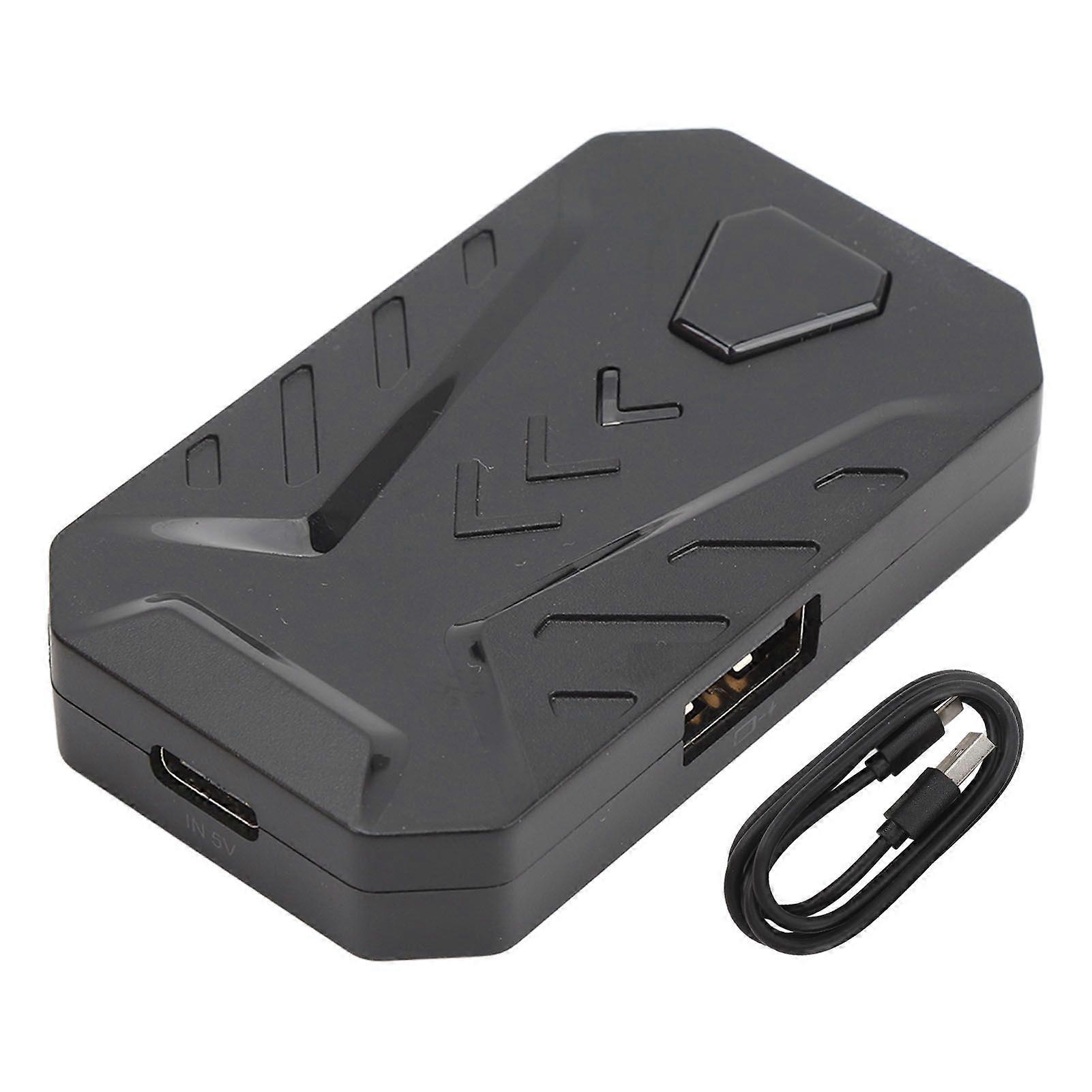Gaming Keyboard Mouse Converter Bluetooth 4.0 Delay Free Portable Mobile Game Converter USB 2.0 Fast Charging for IOS