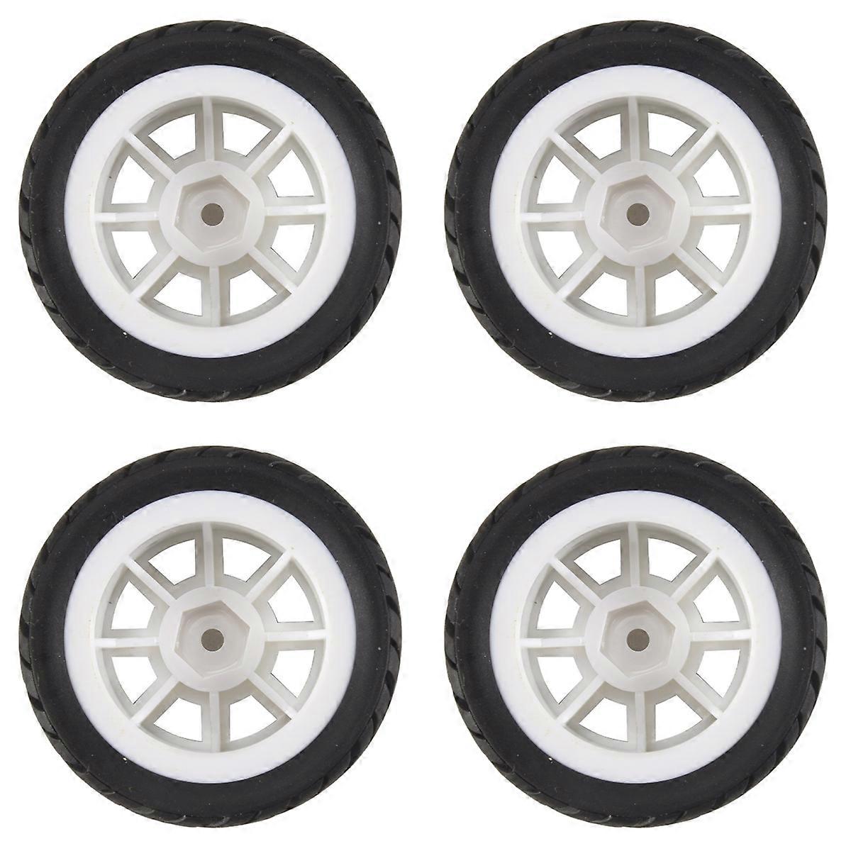 4 Stück Gummireifen Reifenrad für SG1603 SG1604 SG1605 UD1601 UD1602 UD1603 UD1604 1/16 RC Auto Upgrade