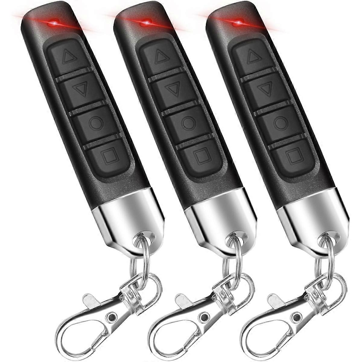 3pcs Remote Control Garage Door Handheld Transmitter Duplicator