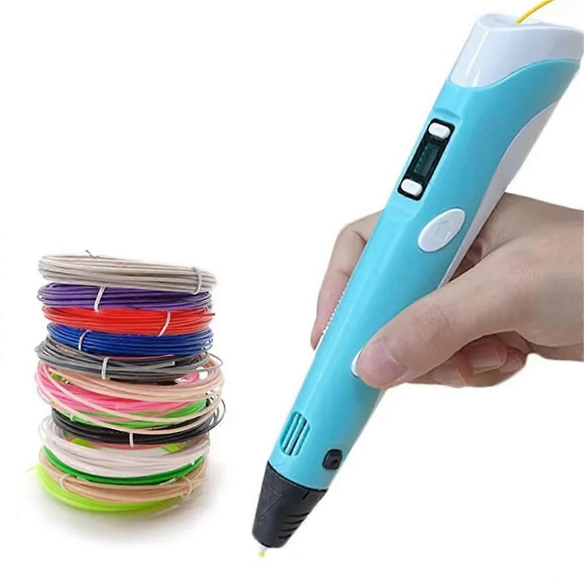 Electronic 3D Printing Pen with 36M PLA Consumables High-Temperature