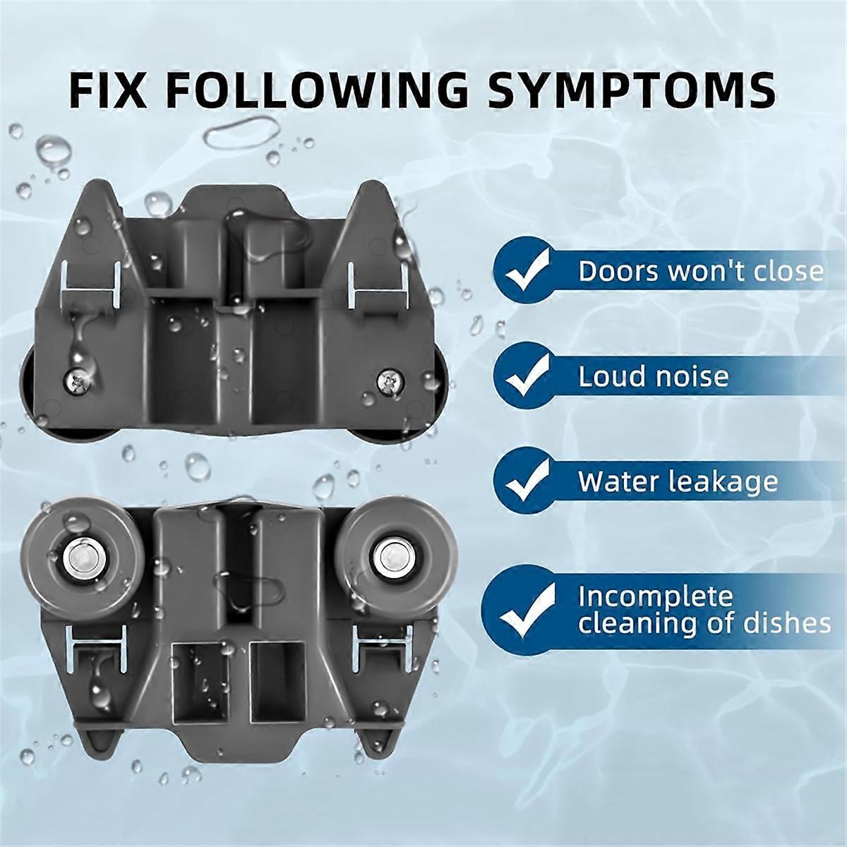 W10195417 Dishwasher Wheels Lower Rack for 