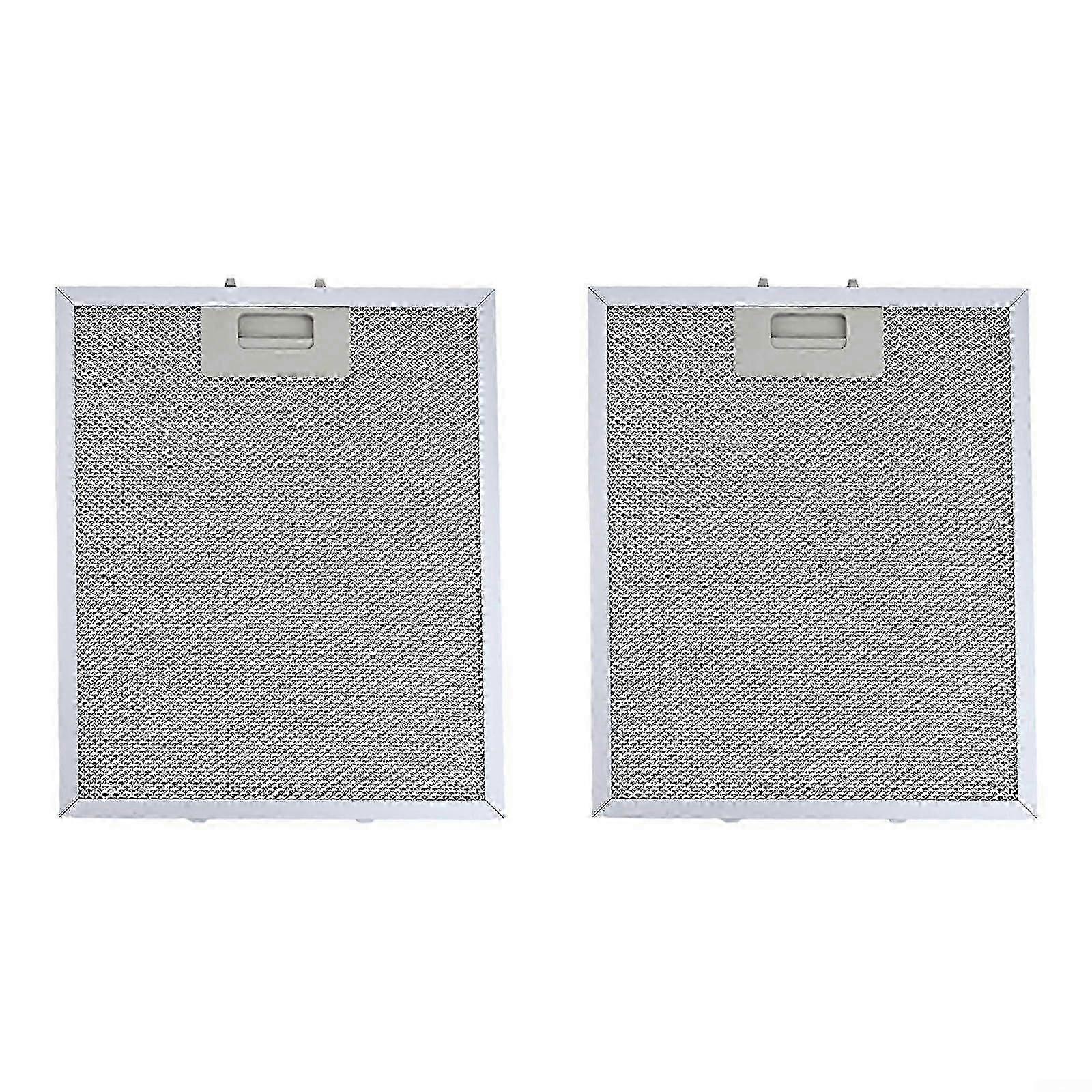 2 × فلتر ، 2 × فلتر شحم شبكي من الألومنيوم ، فلتر غطاء المحرك ، استبدال ، 300 × 250 مم z