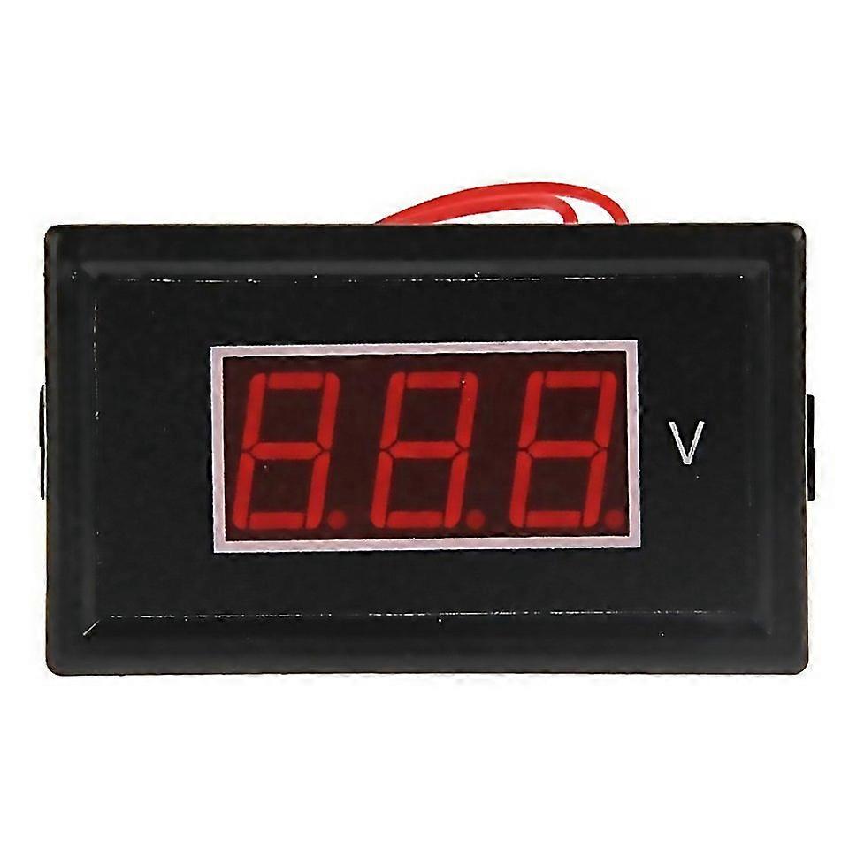 For V85 2 Wires 75300v Ac Led Digital Display Voltmeterblack