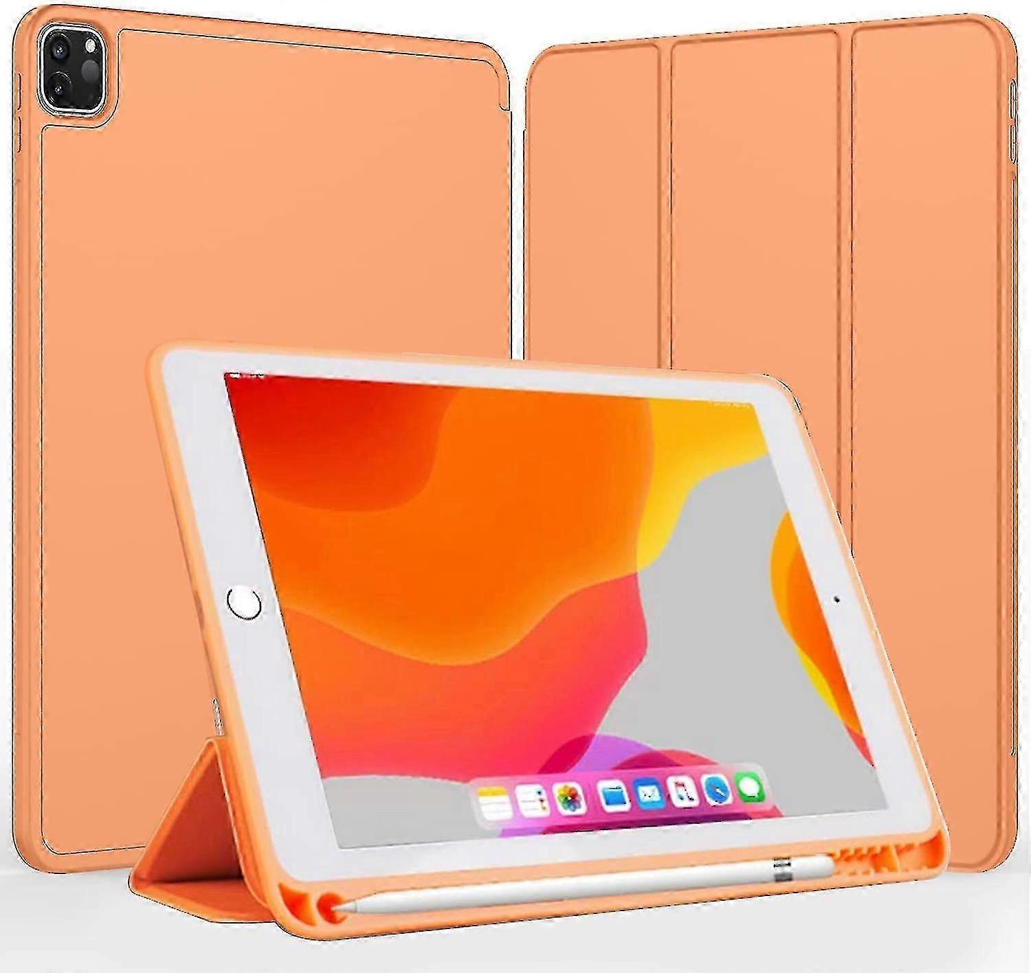 Compatible Ipad Pro 12.9 Inch Case With Pencil Holder 5th Generation 2021/4th Generation 2020/3rd Generation 2018 Shockproof Protective Case With Stan