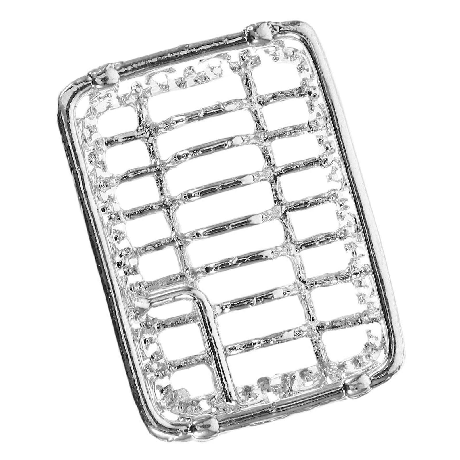 Metal Miniature Dish Rack Silver for Creative DIY Dollhouse 5Pcs Set