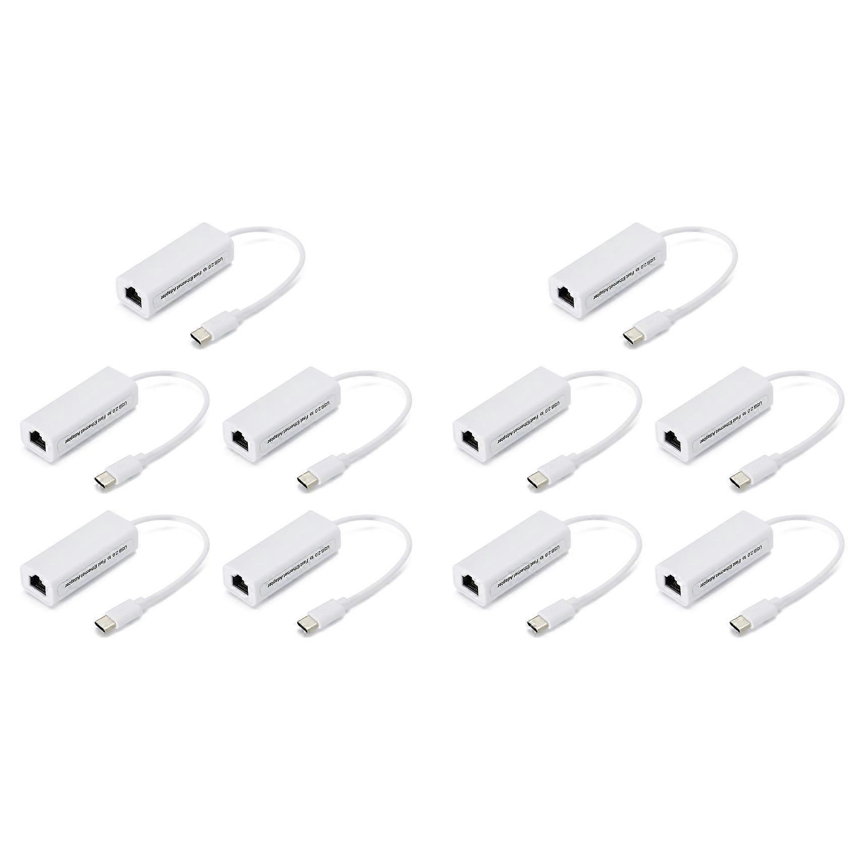 10X Netzwerk Karte USB Typ-C zu Rj45 100M Treiber-Freies Netzwerk Karte Konverter Netzwerk Kabel Adapter ethernet Adapter EIN