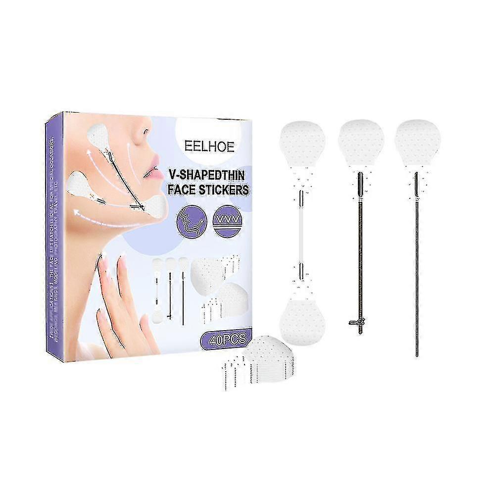 2025 40pcs Invisible Face Lift Sticker Set