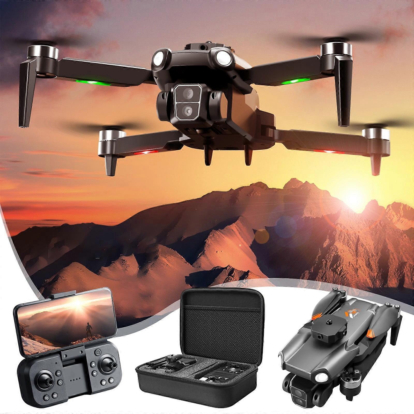 Leodye Brushless Motor Drones with 1080P Cameras Wind Resistance Headless Mode Gesture Control FPV Drone for Adults RC Drone for Beginners Quadcopter