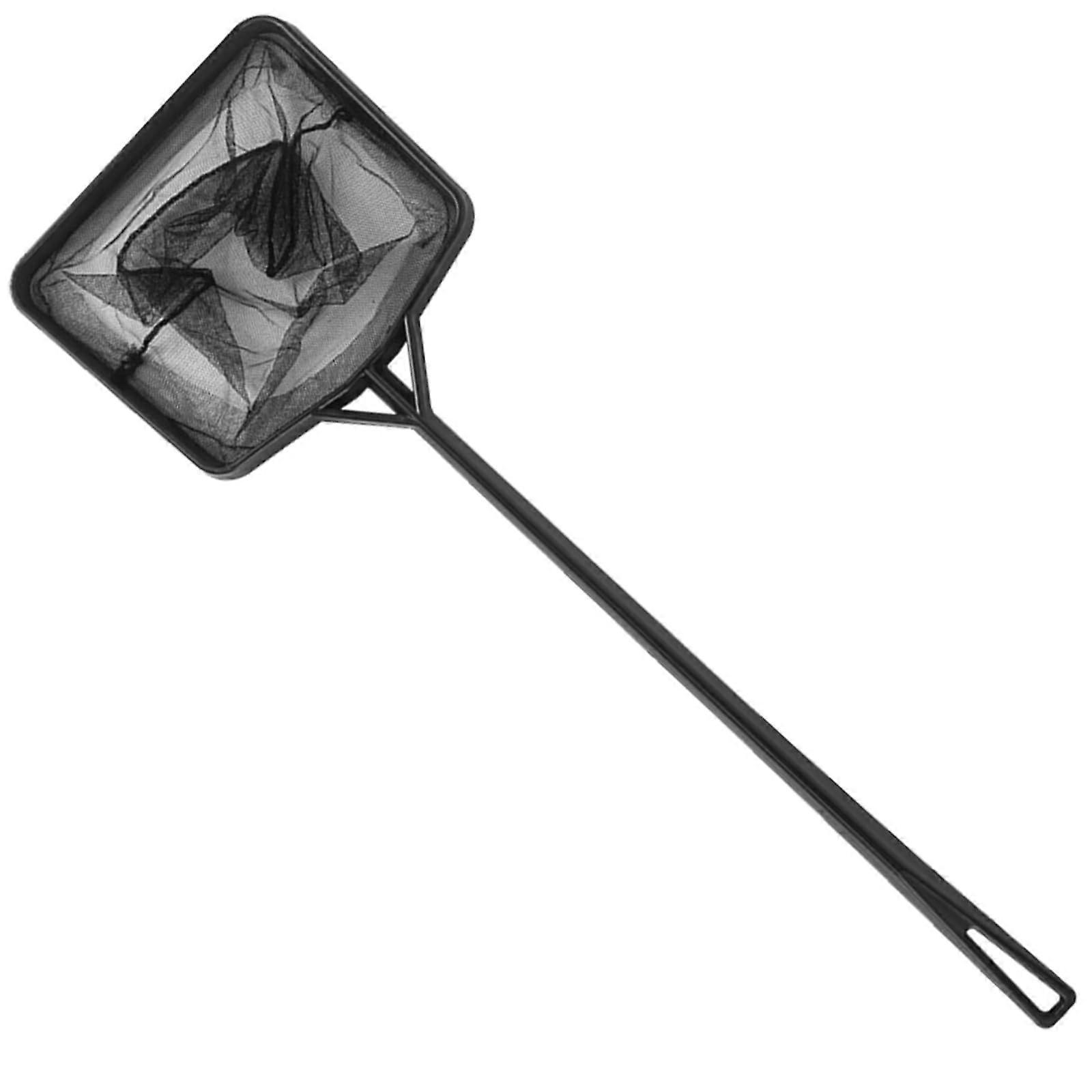 Portable Square Fishing Net With Long Handle Landing Net For Fish Tanks And Aquariums Cleaning Tool Catchers