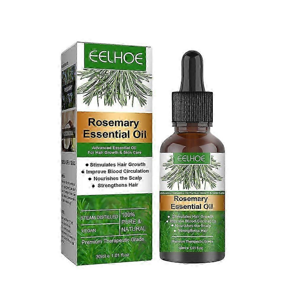 שמן אתרי רוזמרין לטיפוח השיער מזין את הקרקפת מונע נשירת שיער מחזק את שורשי השיער מוצר טיפוח שיער אורגני טבעי