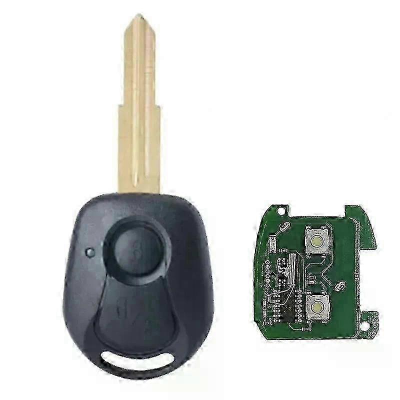 KEYECU For Ssangyong Actyon Kyron Rexton 315MHz 43392MHz 447MHz 4D60 Chip 2 Buttons Head Car Key Fob Smart Replacement Remote