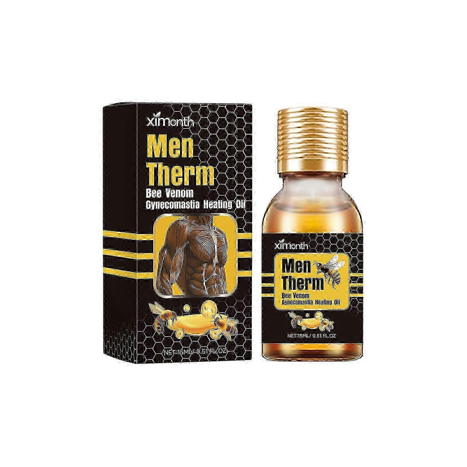 1-3個の胸用蜂毒加熱油