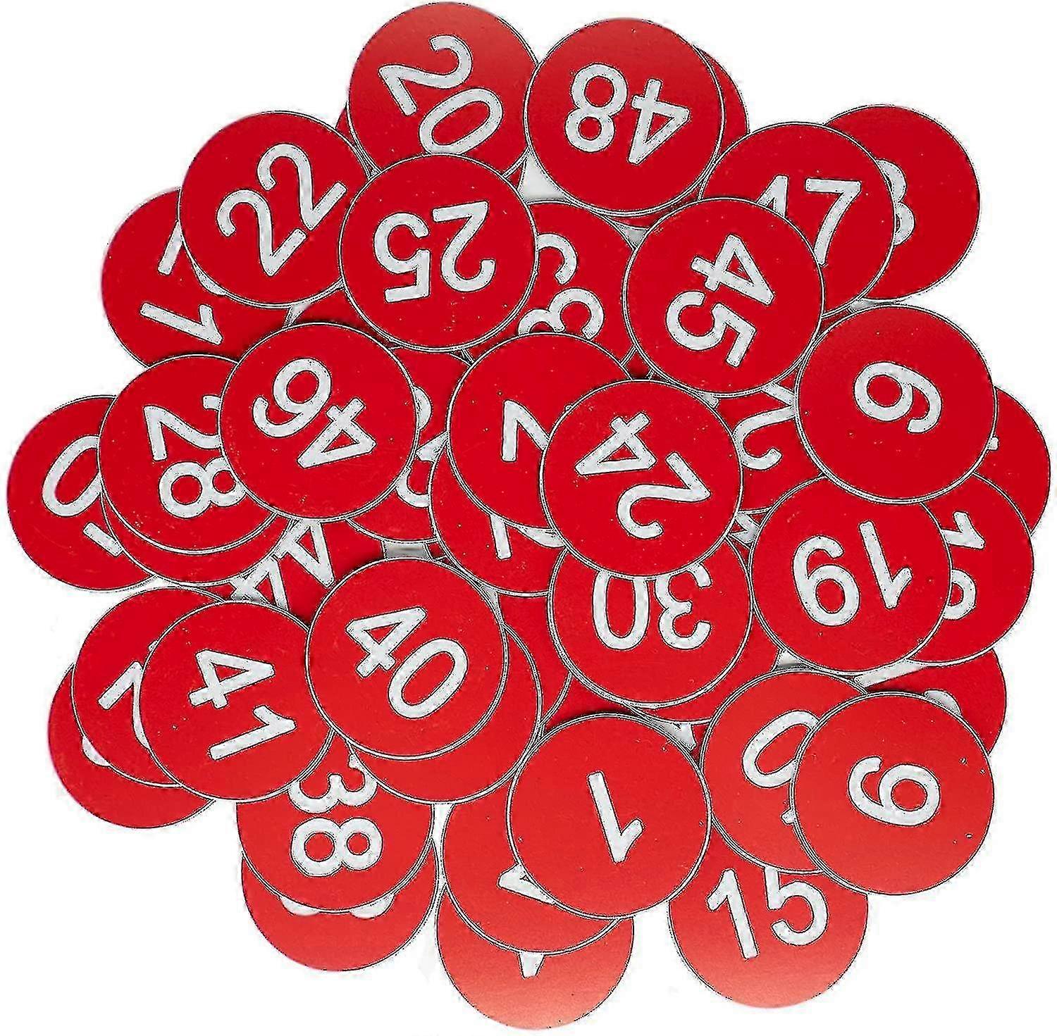 Plastic engraved tags for labeling and numbering - no hole design