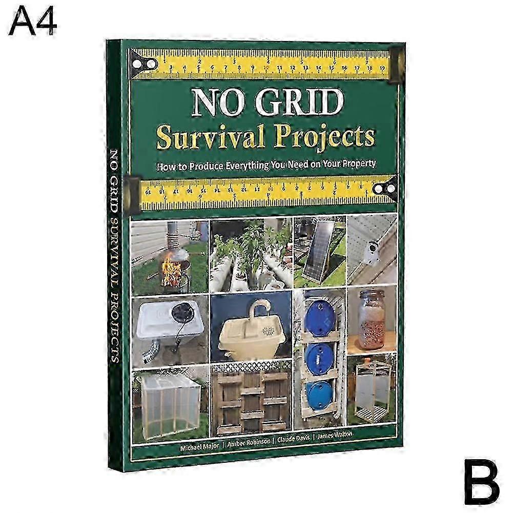 A5 A4 Size NO GRID Survival Projects Guide New Arrival