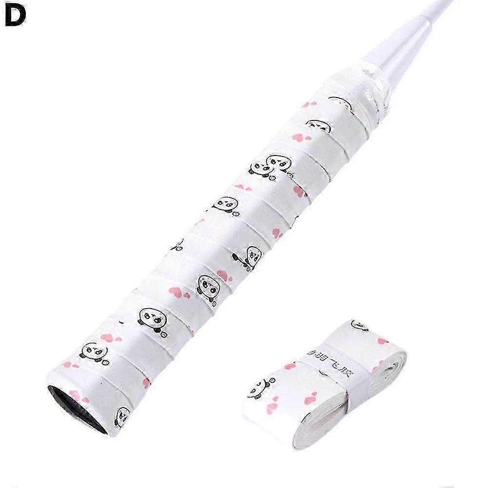 Badminton Racket Handle Cover Nonslip Racket Grip Cartoon Tennis Racket Grip