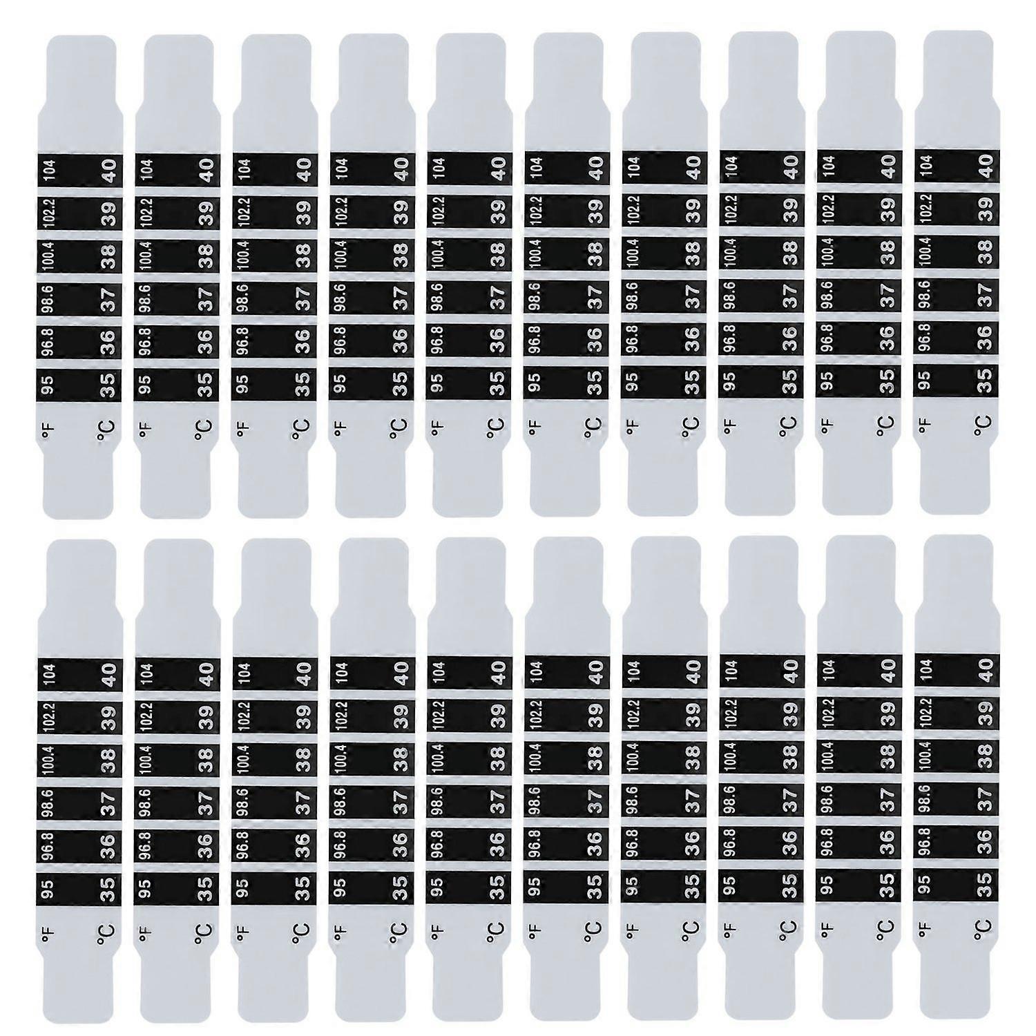 20pcs Forehead Thermometer Strips Reusable Fever Thermometer Strip Temperature Strip