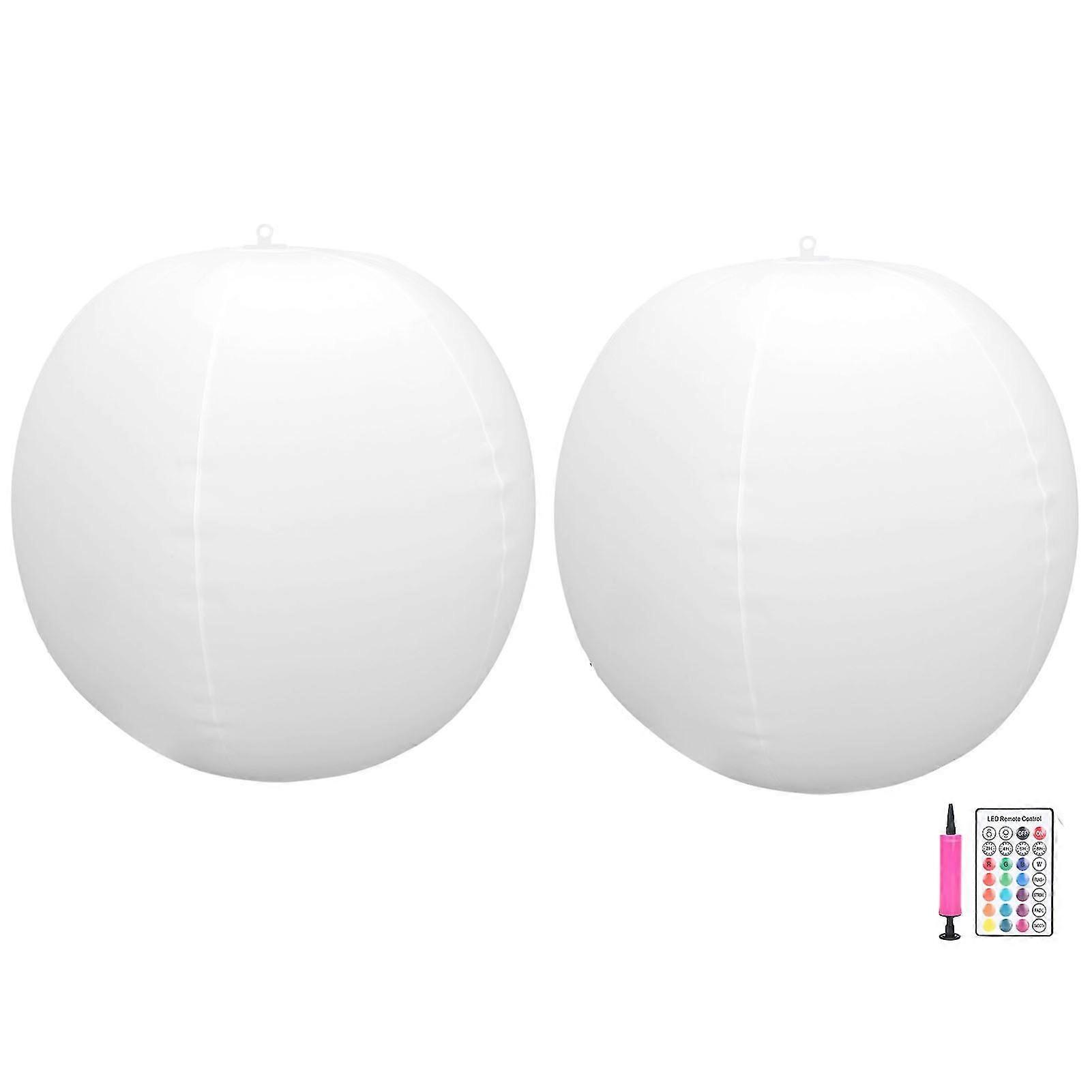 LED Remote Control Colour-Changing Solar Light Ball Floating Pool Lamp Inflatable with Pump Waterproof Outdoor Decorative Feature for Garde