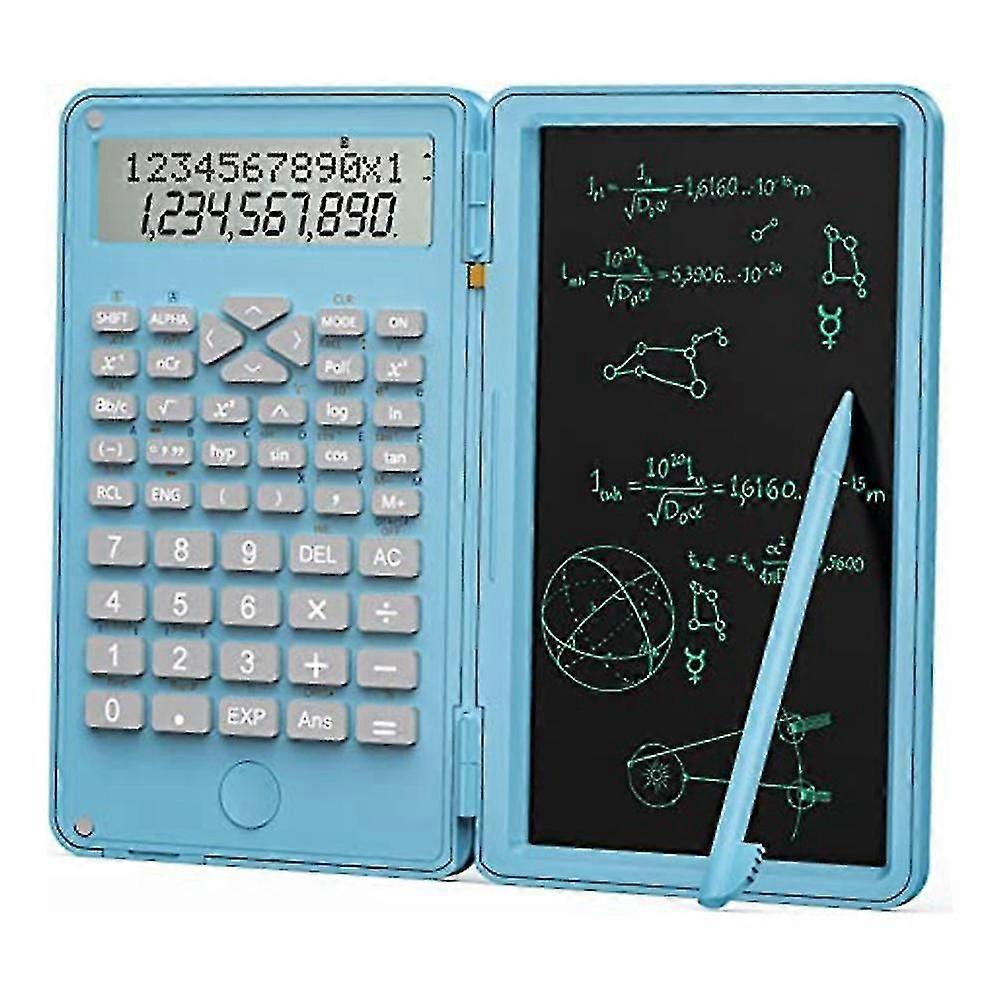 Scientific Calculators, 12-digit, Foldable Financial Calculator, Lcd Dual Display Desk Calculator F