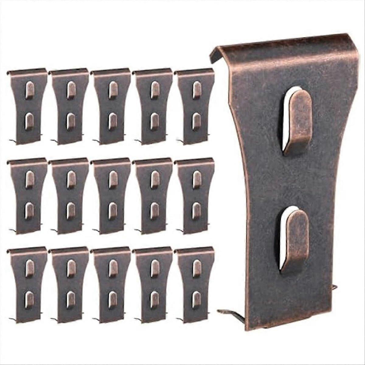 16Pc Brick Clips for Hanging Outdoors Brick Hooks Hangers Wall Clips