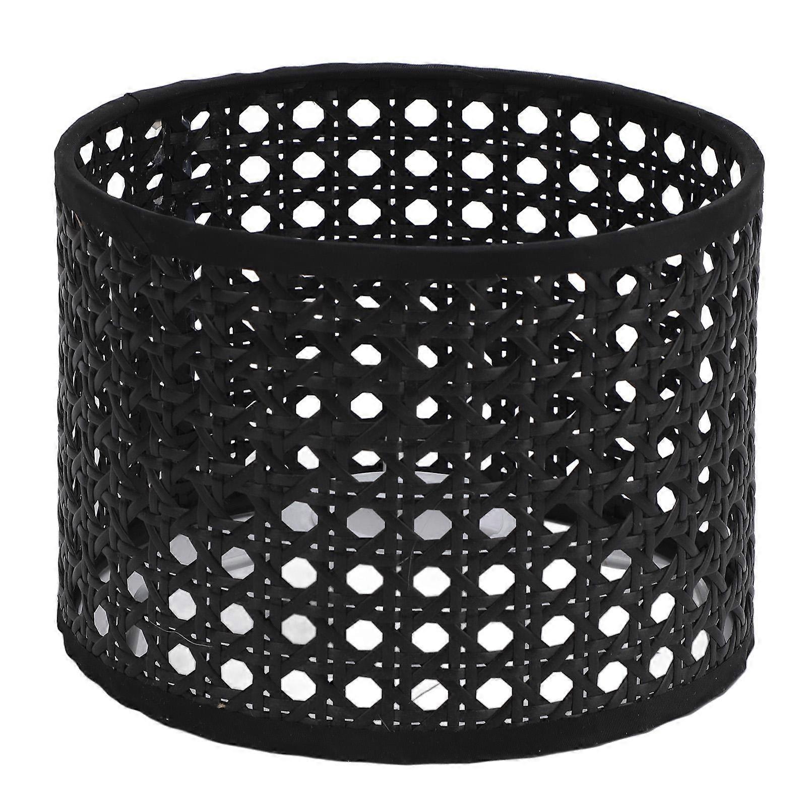 PE Lamp Shade Hollow Carved Lampshade Modern Style Compatible with E27 E14 Lamp Holder for Table