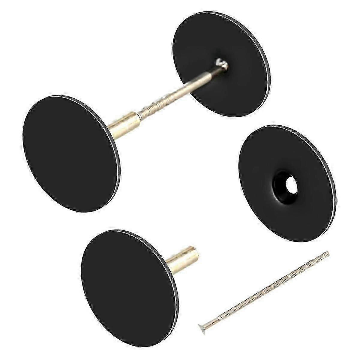 2er-Pack Türloch-Abdeckplatte, Türknaufgriff-Lochfüllplatte, Metall-Verbindungsschrauben Riegel C