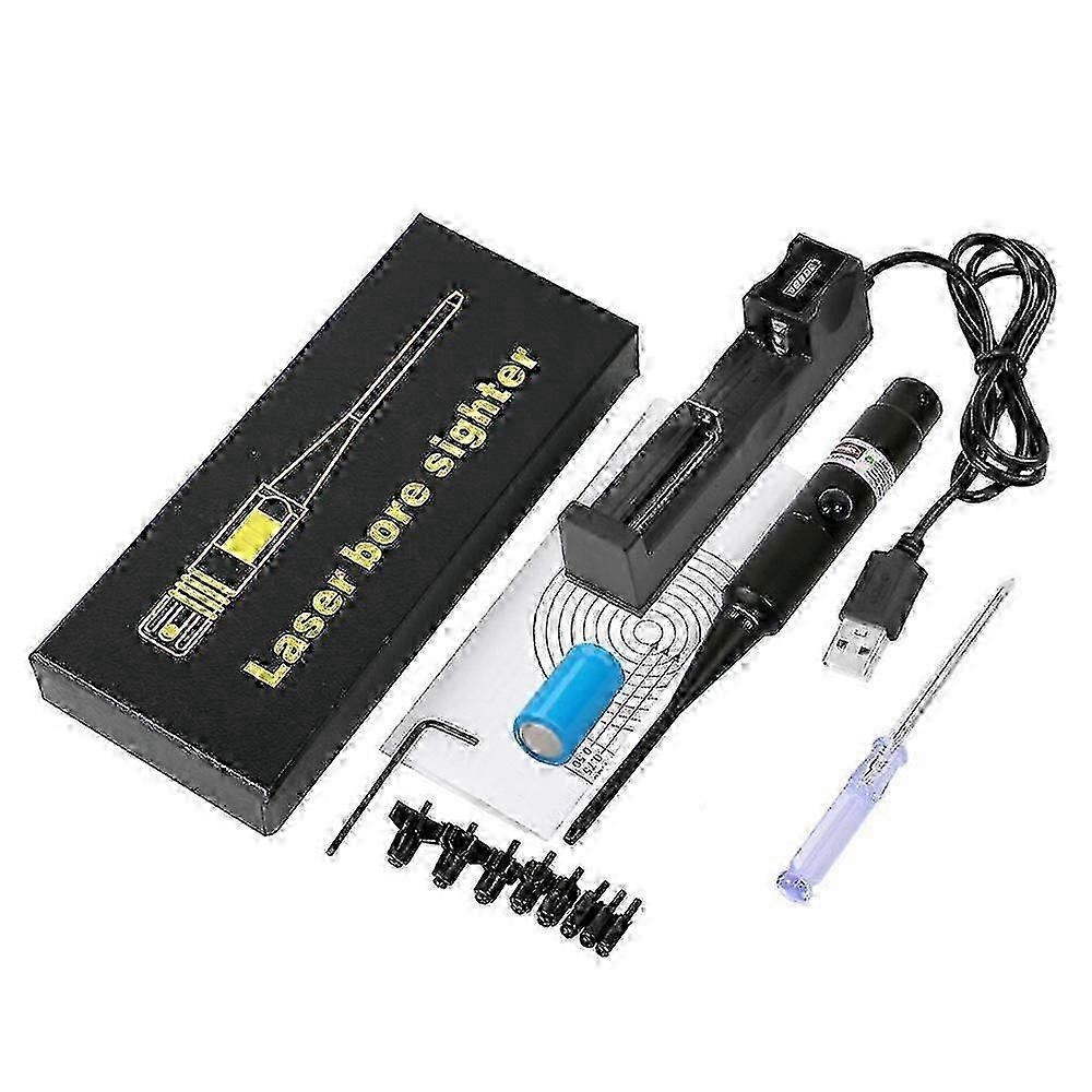 Laser Bore Sight Kit.177 .22 Caliber To 12ga Laser Pointer Collimator Universal Boresighter