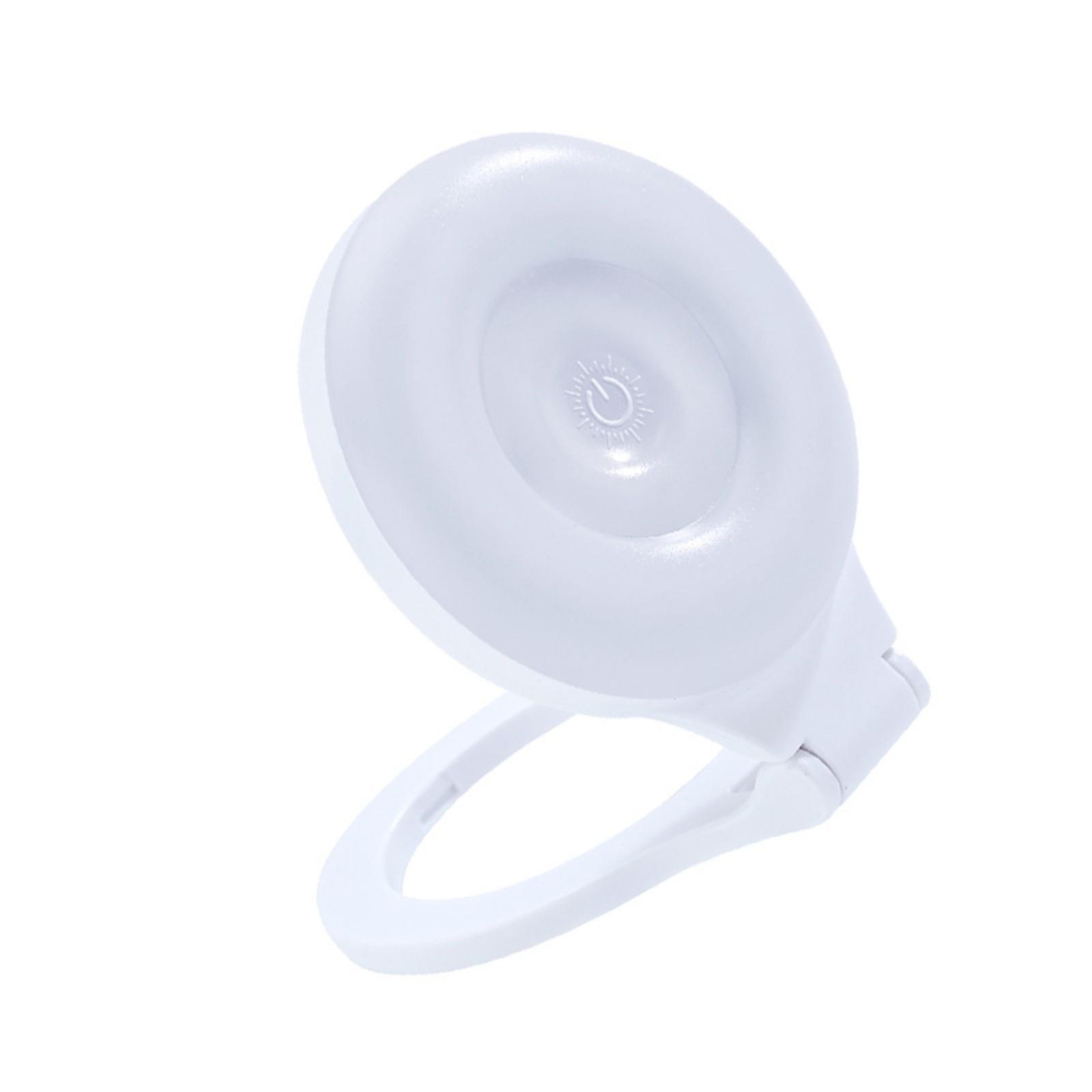 Brightness Adjustable Rings Light Magnetic Selfie Light with 3 Light Modes for Phone Rechargeable Phone Light  White