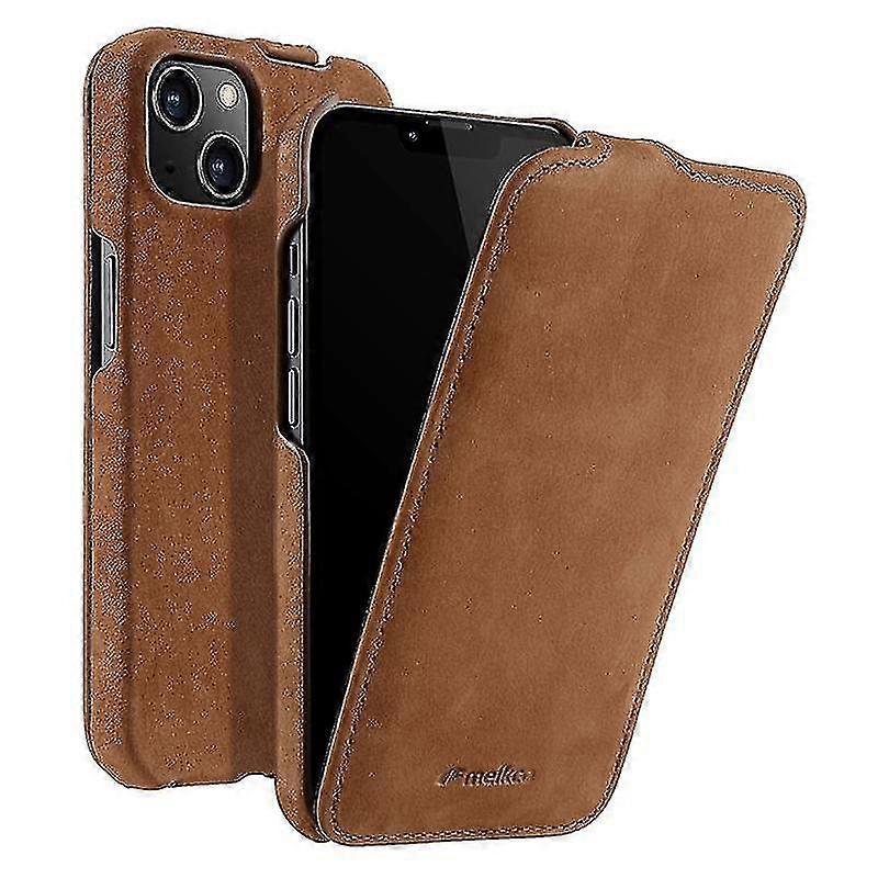 iPhone 13 Mini Protective Case Leather Flip Matte Texture Cover