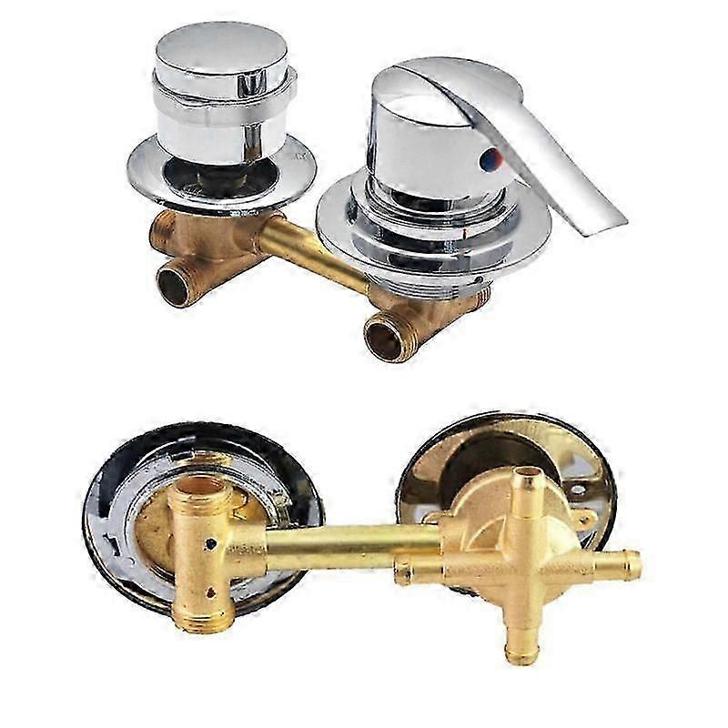 Messing bruseromskifterventil 2/3/4/5 vejs til dampbad