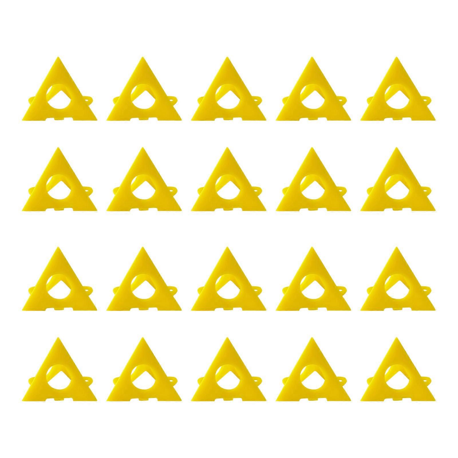 Stackable Paint Can Holder Stand With Pyramid Base For Woodworking Professional Carpentry And DIY Projects Space Saving  Yellow