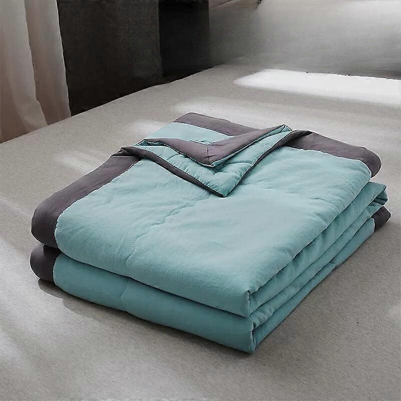 Double Sided Cooling Blanket Thin Summer Comfy Soft Cotton Air-conditioned Quilt