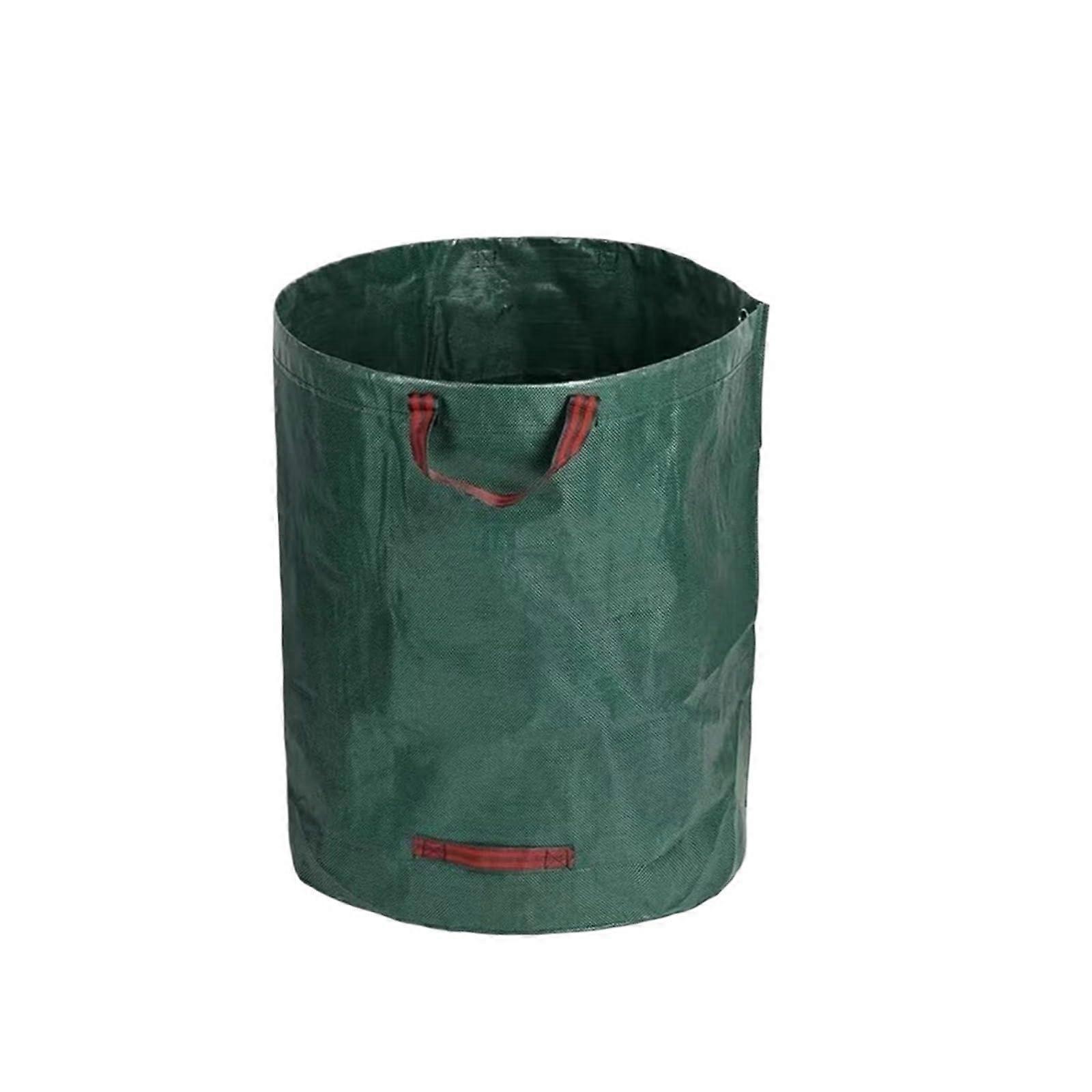 Garden Waste Bag 200L/500L Large Capacity Leaf Collection Reusable Trash Storage Container Waterproof For Yard 100L