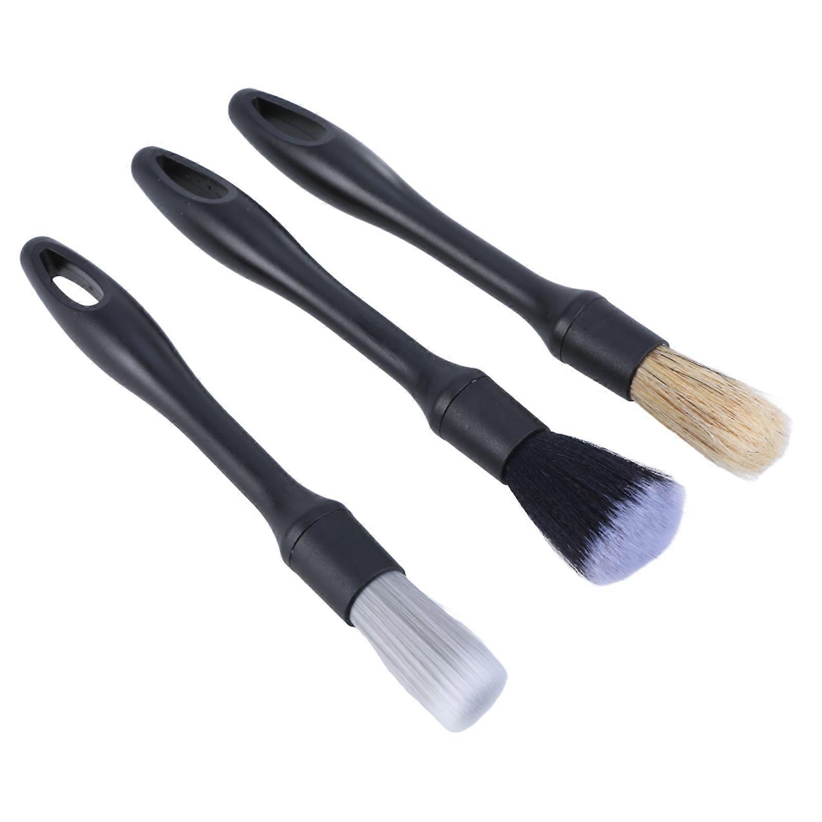 3Pcs Synthetic Sashes Paint Brush Set For Smooth Coverage In Narrow Area Multicolor