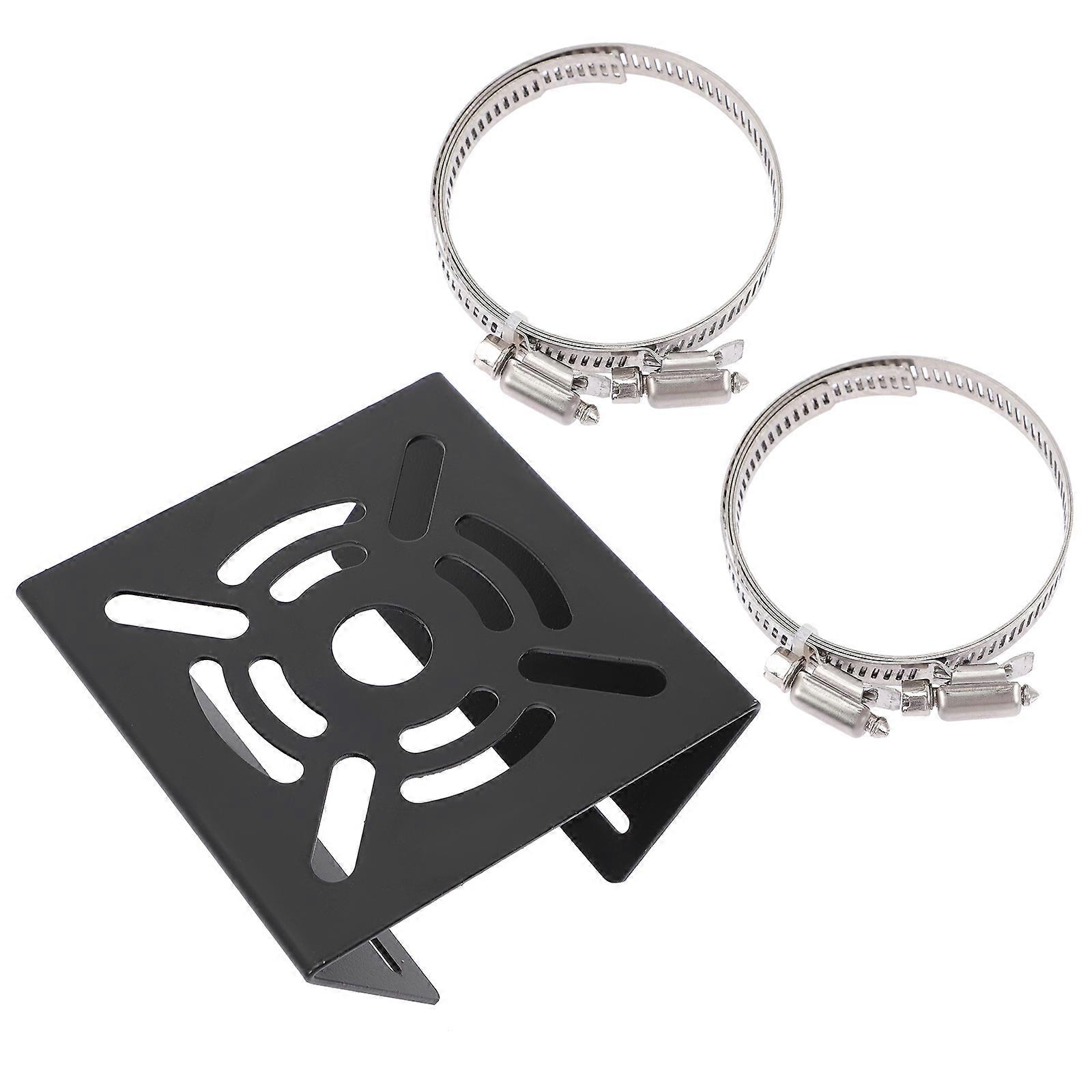 Camera Pole Mount Bracket for Security Camera Clamp 5Sets Black