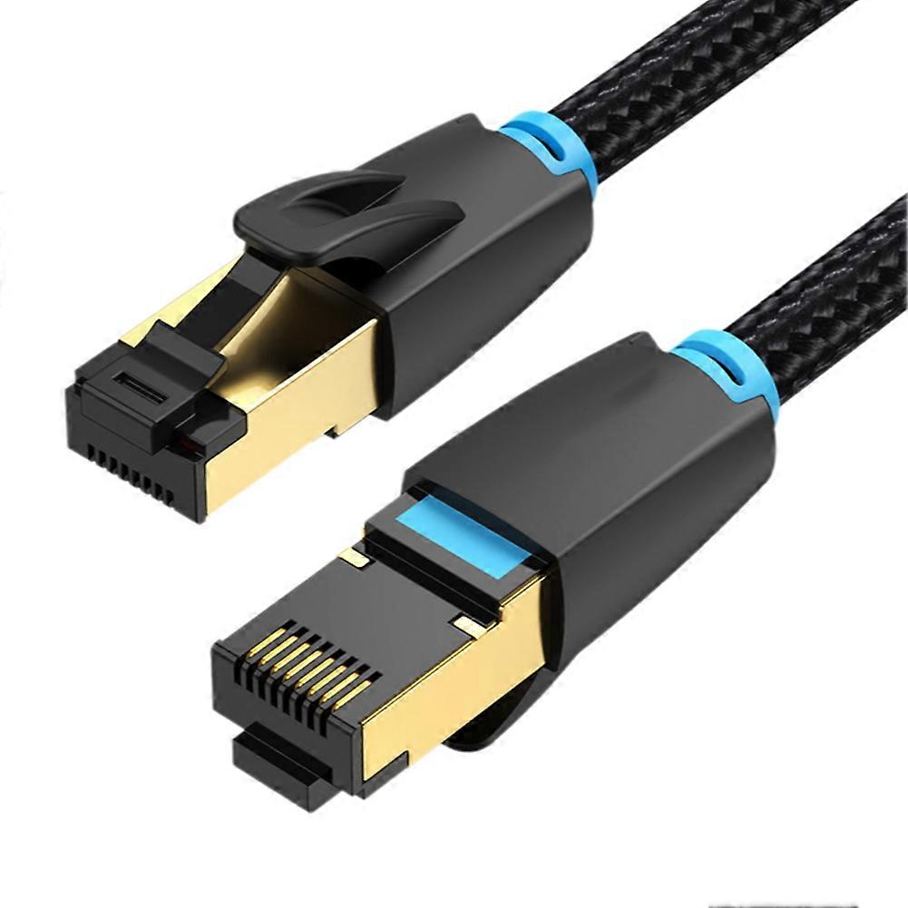 8M lång Cat 8 Ethernet-kabel RJ45 patchkabel