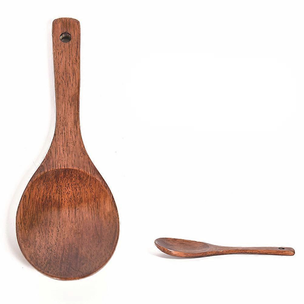 4 in 1 Wooden Soup Spoon for Kitchen Use Practical Food Serving Scoop