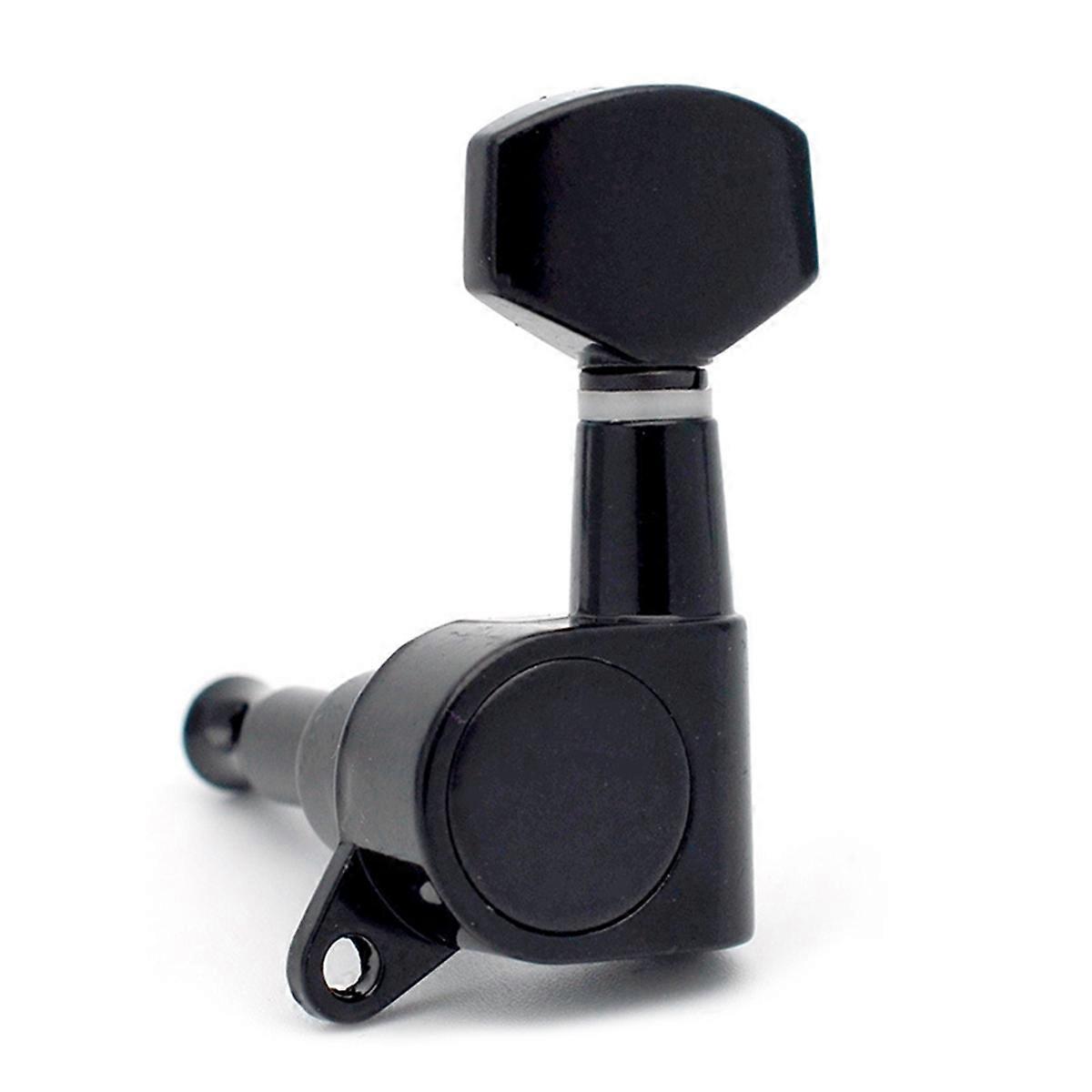 Black Locking Guitar Machine Heads Tuners Gear A