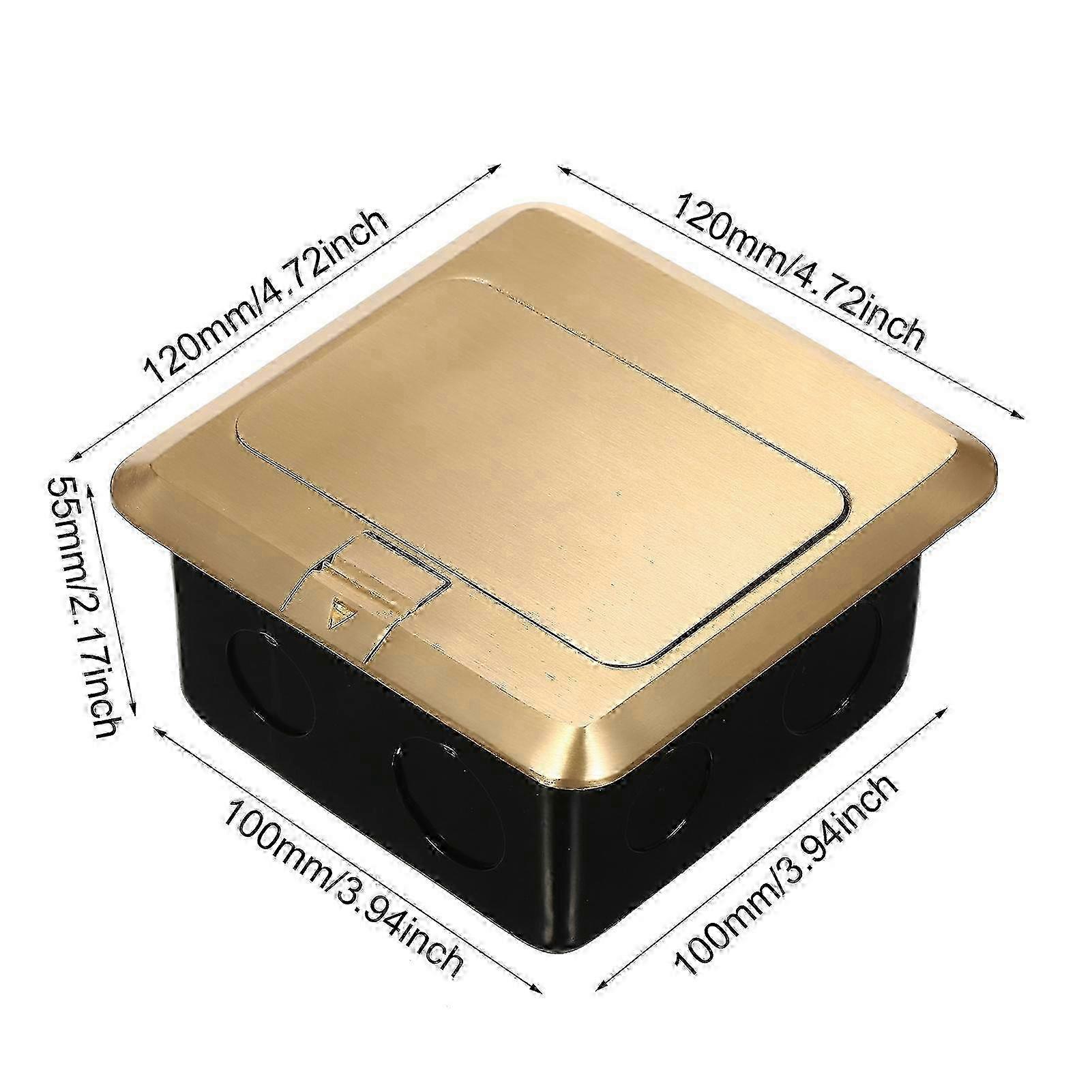 m DT-T01 All-Copper Arc Waterproof Damping Luxury Multifunctional Hidden Floor Slow Pop-Up Ground Socket
