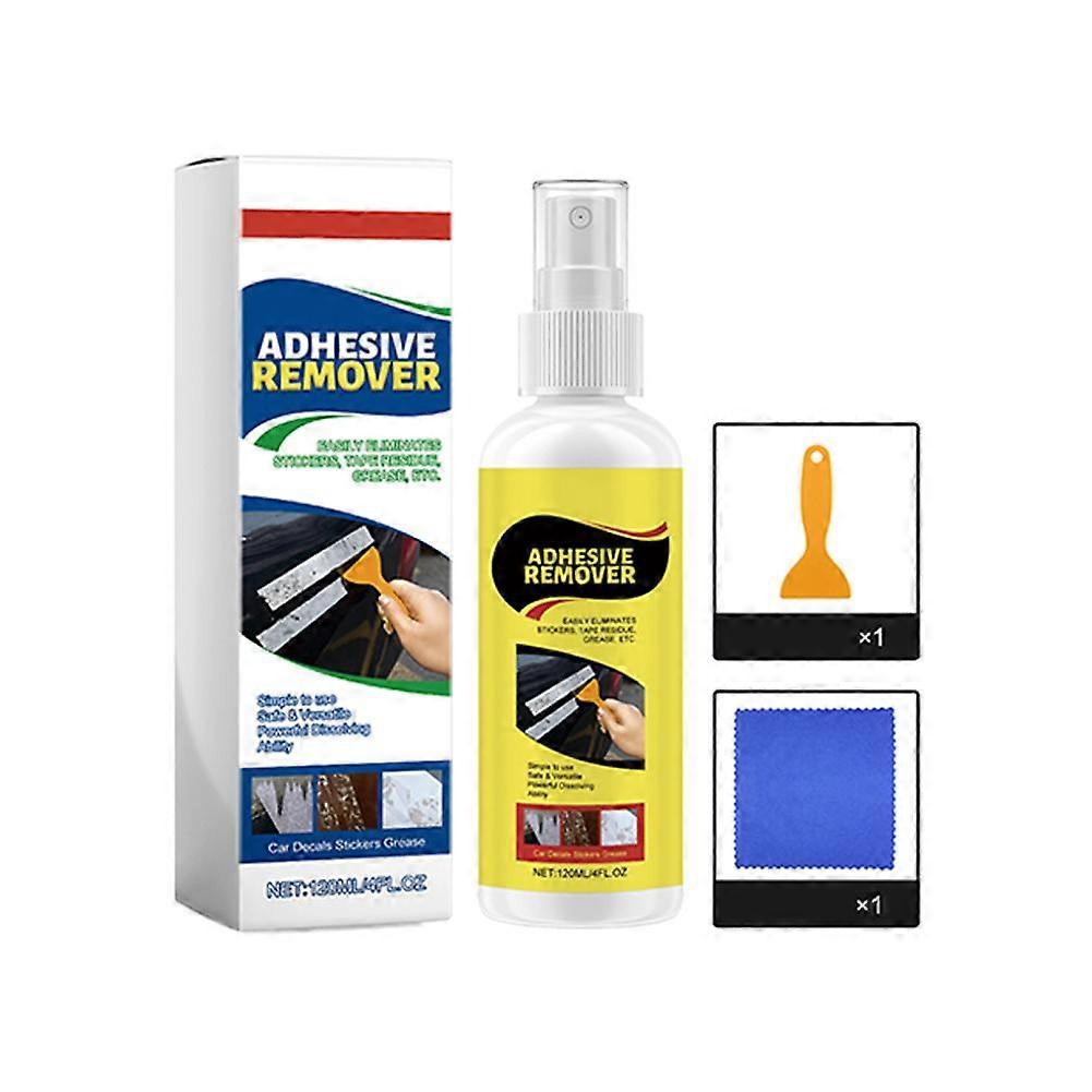 Powerful Adhesive Remover Gel 120ml With Scraper And Towel For Multi Surface Glue Cleaner Safe Fast Acting No Residue
