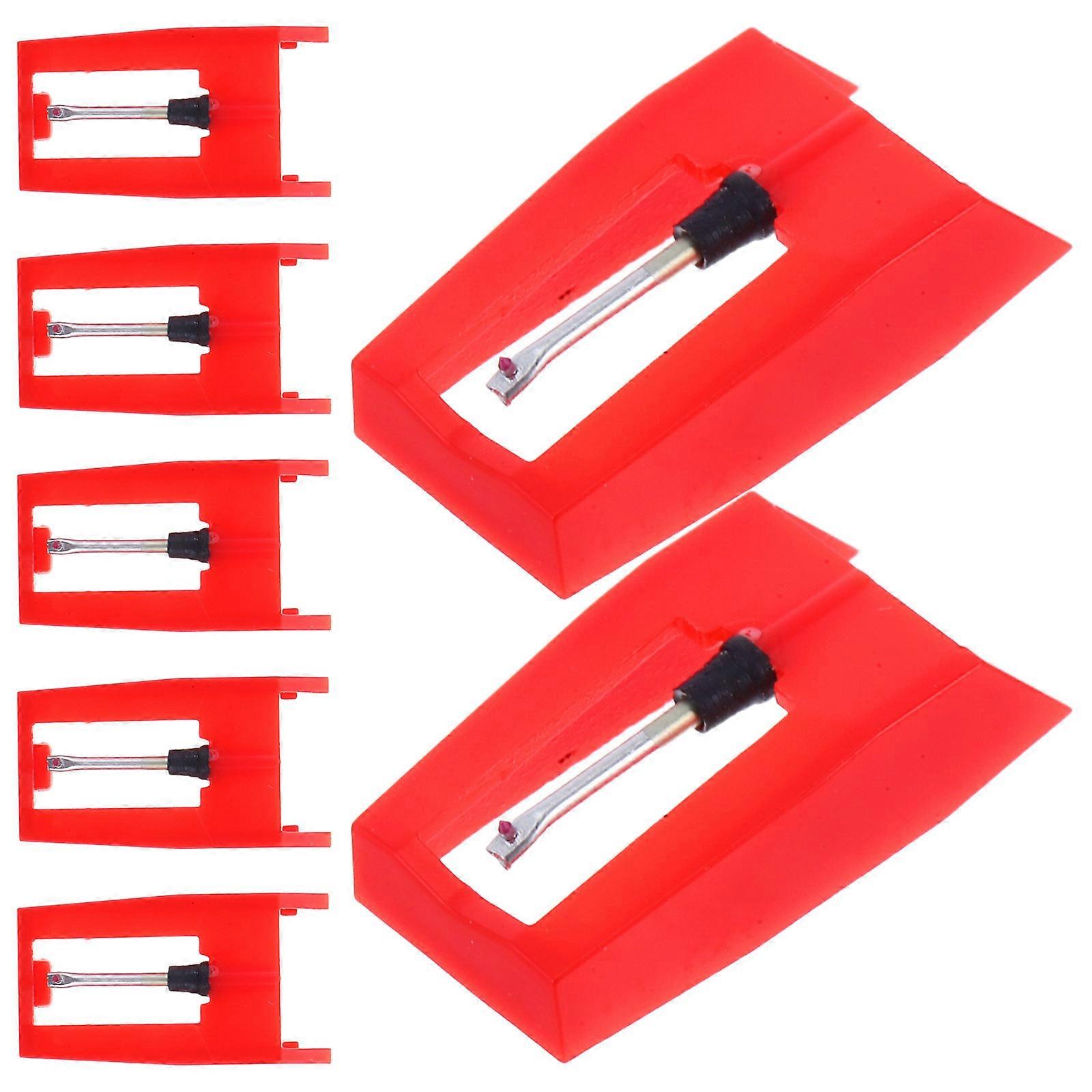 Record Player Needle Replacement Turntable Stylus for Vinyl Record Player 7Pcs