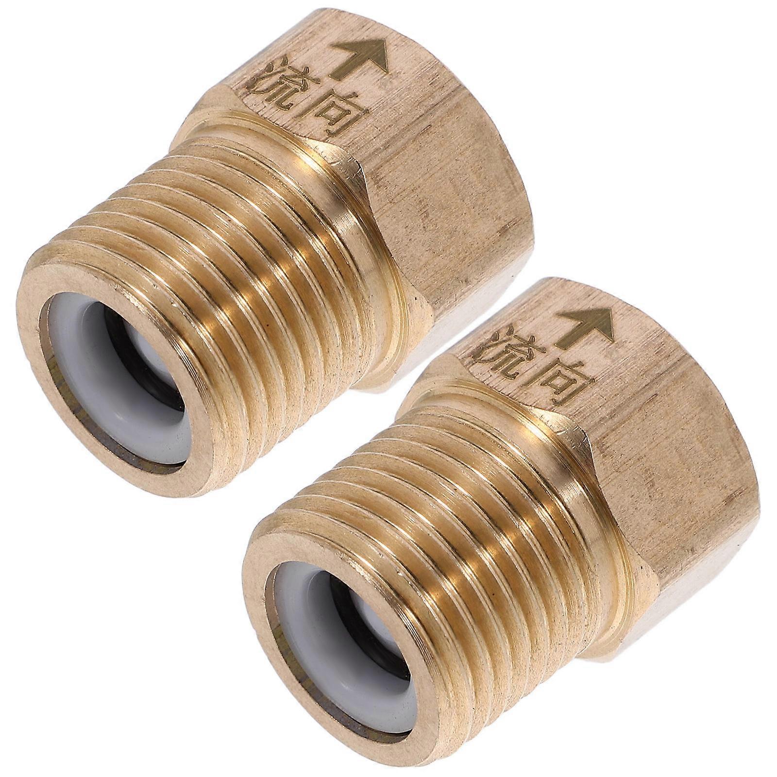 Backflow Device For Household Users Prevent Backflow Copper And Abs 2Pcs