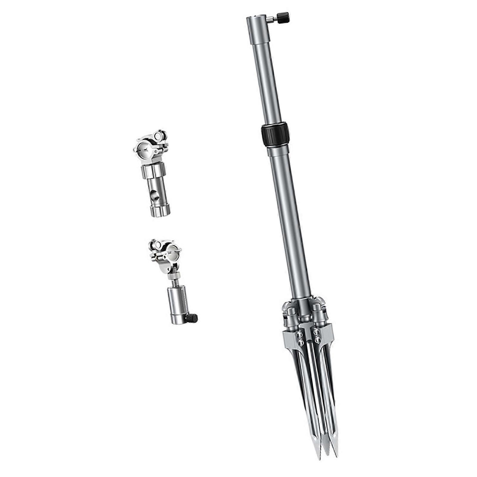 Strong Light Fishing Brasket Highlighting Multiple Function Attract Tray Aluminum Frame Comfortable Support Collapse Multicolor