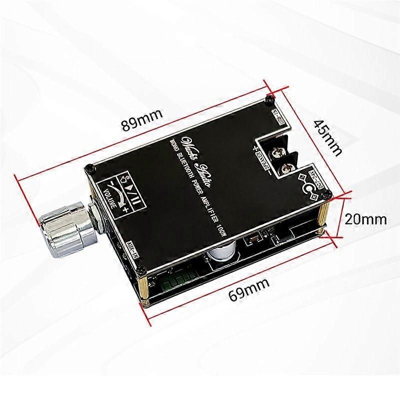 Mono 100W Bluetooth Audio Amplifier Board with Box Function
