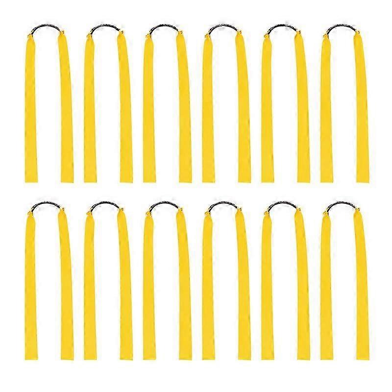12Pcs Rubber Bands suitable for Catapult Widened Flat Catapult Bands Elastics suitable for Hunting