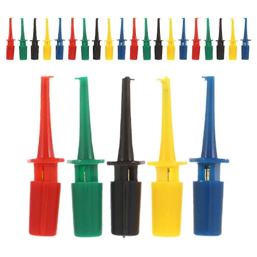 Test Hook Clips Multimeter Probe Lead for Electronics 25Pcs Kit