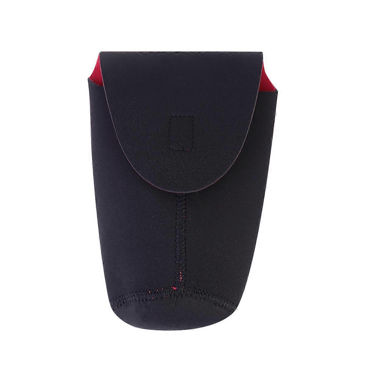 Camera Lens Bag Lens Sleeve for Drop Resistance 2Pcs Black Design