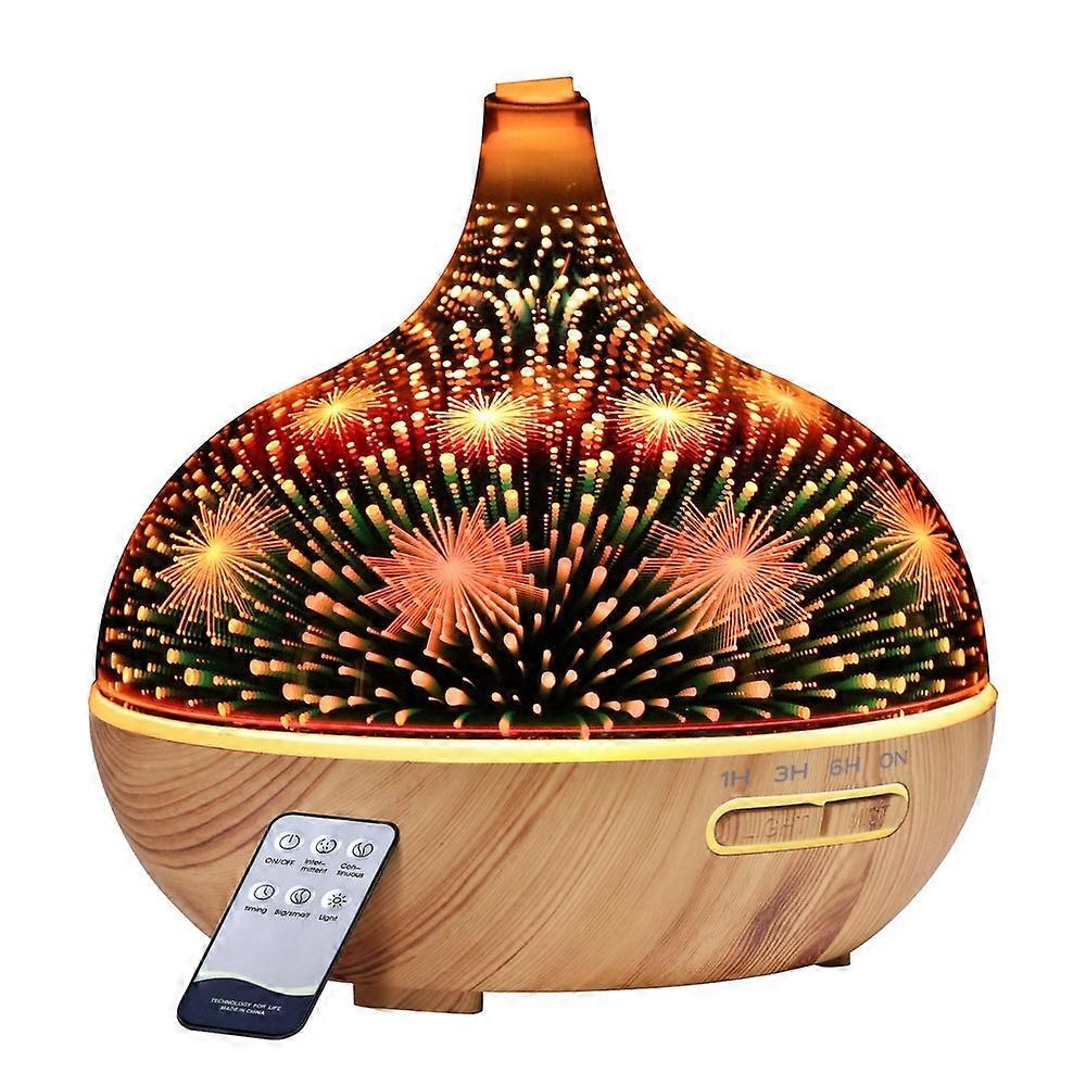 Devanti Aroma Diffuser Aromatherapy 3D Glass 400Ml Diffusers