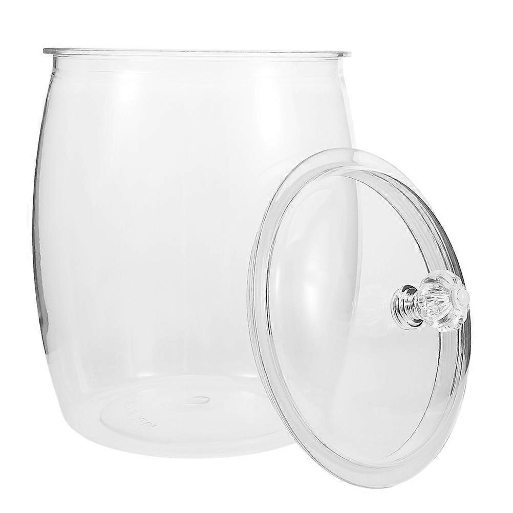 Plastic Storage Jar for Food with Airtight Seal and Lid
