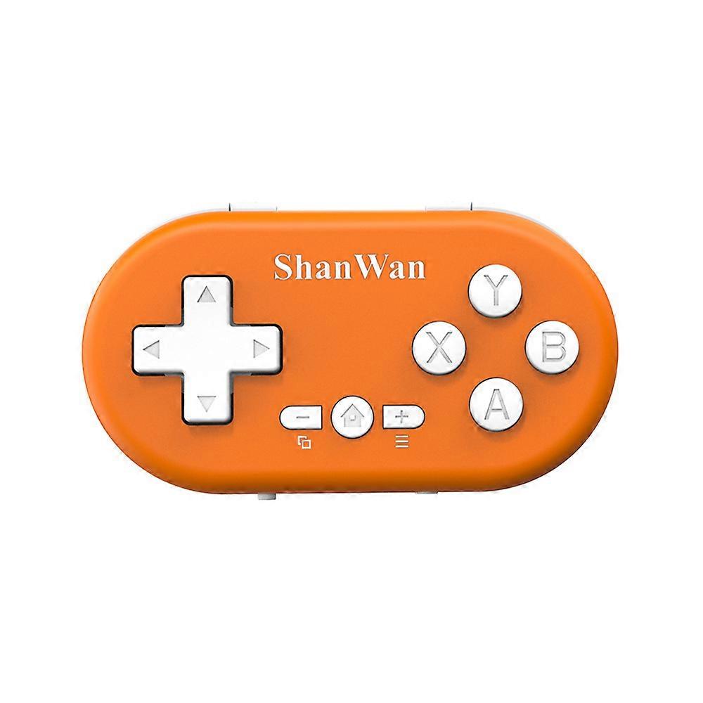 SHANWAN Bluetooth-compatible Game Controller Portable Mini Gamepad with Vibration Feedback