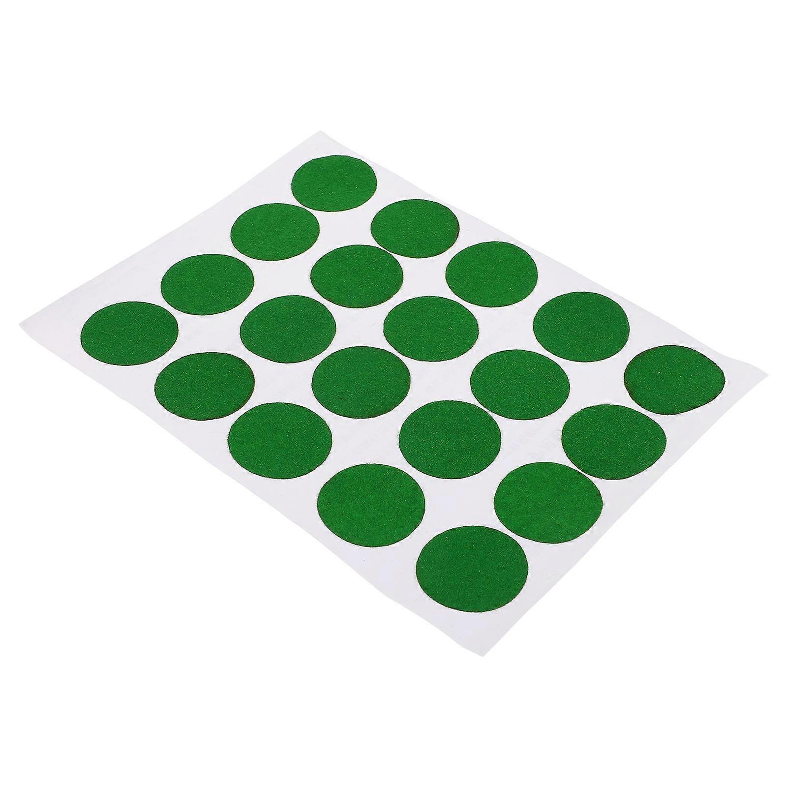 Pool Table Repair Stickers with Precise Positioning for Maintenance and Hole Markers 1 Sheet Green